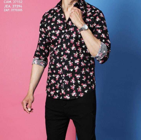 Camisa estampada 37152