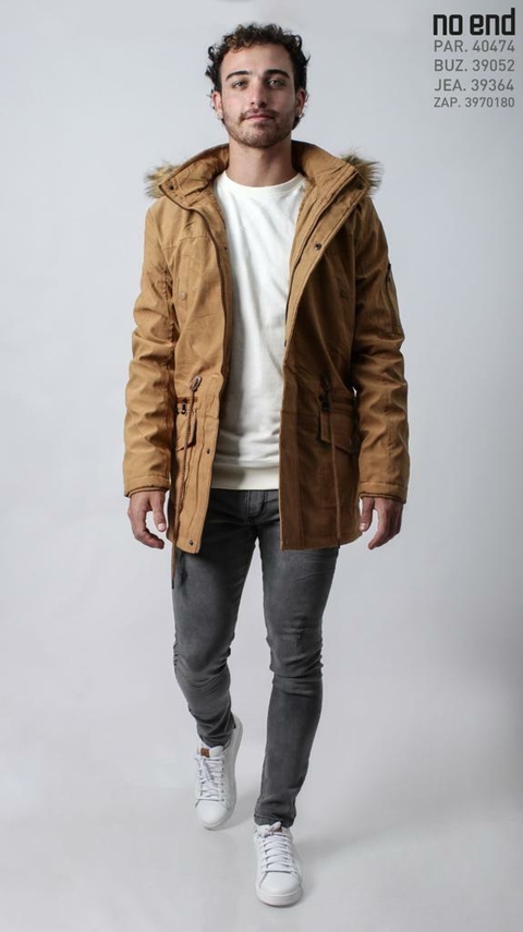 Parka gabardina c/capucha 40474