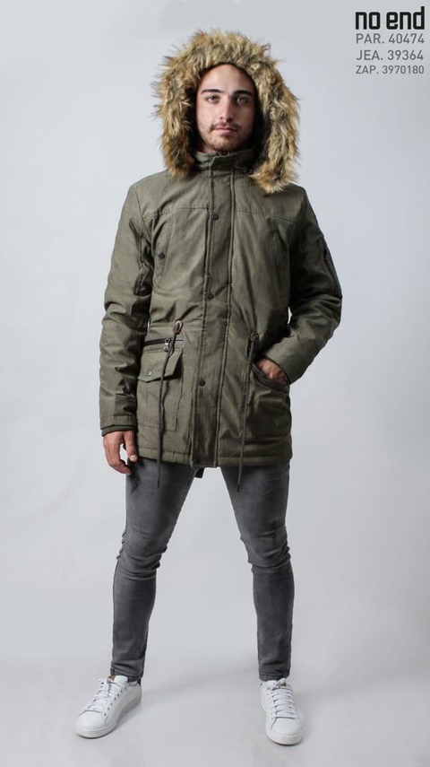Parka gabardina c/capucha 40474