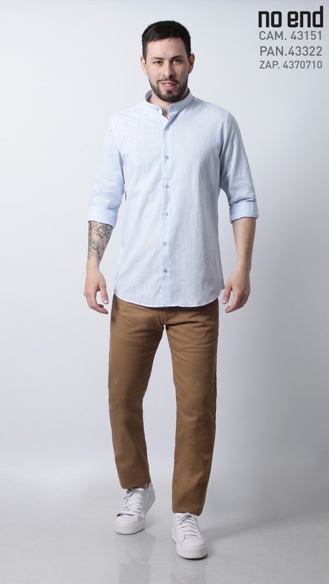 Camisa lino pannys 43151 - comprar online