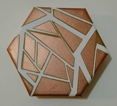 Hexágono penny geométrico