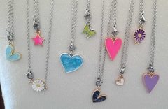 10 Cadenas con dije Esmaltado - comprar online