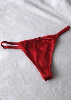 Tanga Cherry Rose Satin