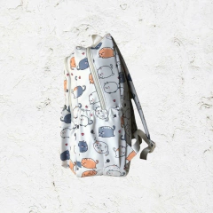Mochila Blanca Gatitos Gordos - comprar en línea