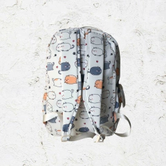 Mochila Blanca Gatitos Gordos en internet