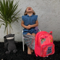 Mochila Rosa Preescolar Gaticornio con Alas - CLB