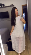 Vestido longo renda