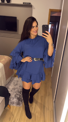 Vestido babado - comprar online