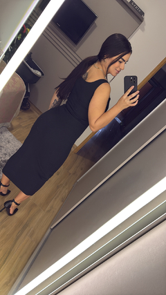 Vestido mídi argola - Autêntica store014 