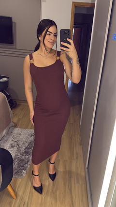 Vestido mídi argola na internet