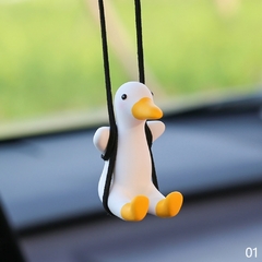 Pato Balanço Branco- Decoração para automóveis - comprar online