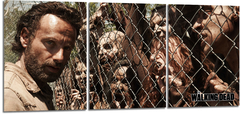 Cuadro Walking Dead Rick Zombies