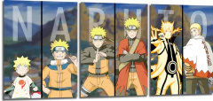 Cuadro Naruto Evolución