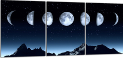 Cuadro Luna Fases Montaña