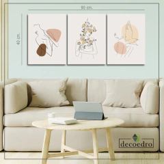 Cuadro Figura Cuerpo Minimalismo - comprar online