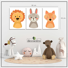 Cuadro Animalitos bebe - comprar online