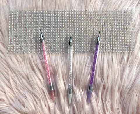 Lapicera pega Strass