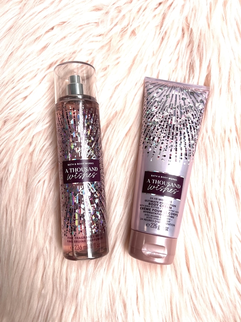 Bath & Body Works Hidratante Corporal y Mist Fragrance a Thausand Wishes