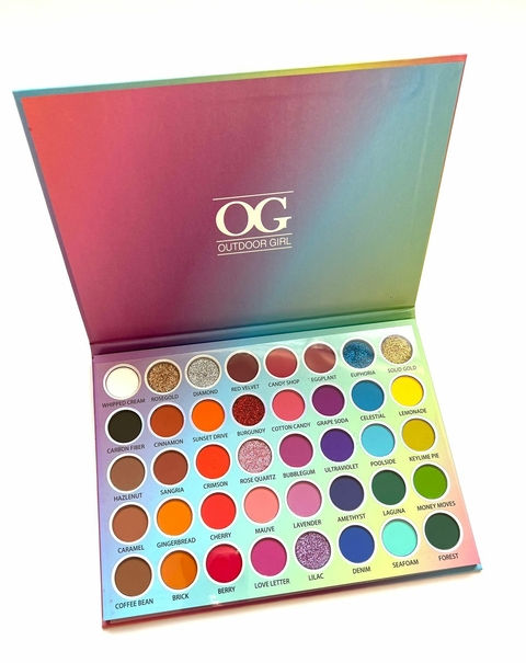 Paleta de sombras OG Living in Full Colors 40 tonos