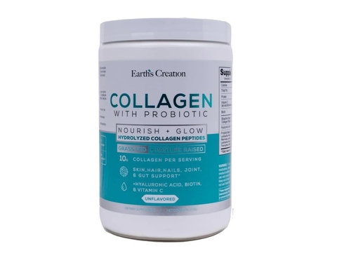 Colágeno Hidrolizado con Péptidos, Probióticos, Vitamina C, Biotina y Ácido Hialuronica!