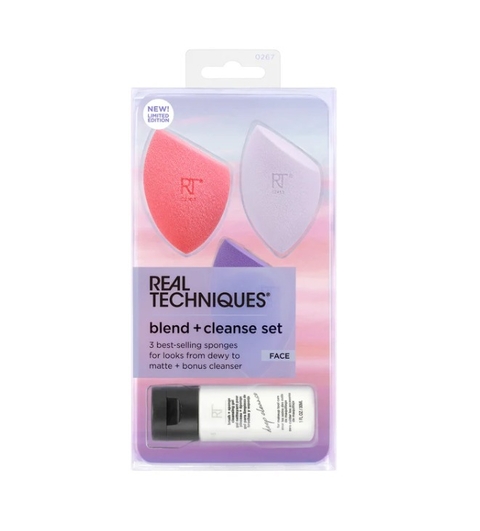 3 Esponjas Blender Profesional Real Techniques Gel Limpiador - comprar online