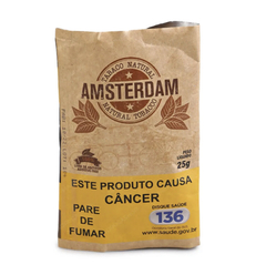 Tabaco/Fumo para Cigarro Amsterdam Organico - Pacote 25g
