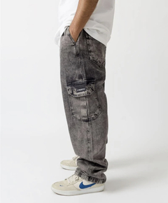 Calça Jeans Cargo Reta Stranger (Estonada) - comprar online