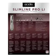 Máquina de Acabamento SlimLine Andis EUA (Silver) na internet