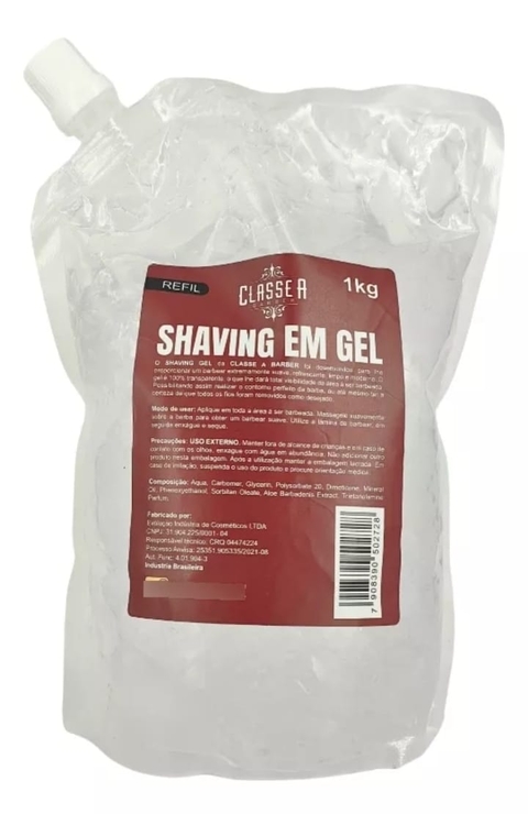 Shaving Em Gel Classe A Refil 1kg