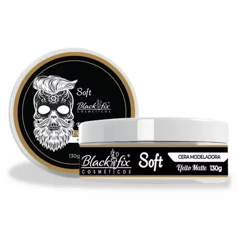 Cera Soft Efeito Matte - Black Fix - 130g