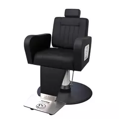 Cadeira Barbearia Sparta Kixiki - Preto Olimpo