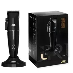 Máquina de Corte Nova Jrl Onix Clipper Black (Com Base)