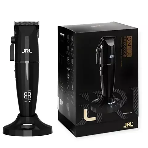 Máquina de Corte Nova Jrl Onix Clipper Black (Com Base)