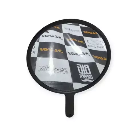 Espelho de Mão com Cabo cor Preto - Hidy