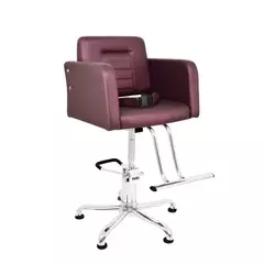 Cadeira Loren Barbearia Infantil Preta Hidráulica - Kixiki na internet