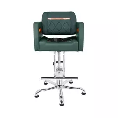 Cadeira Malbec Barbearia Infantil Preta - Hidráulica - Kixiki - Lugi Distribuidora