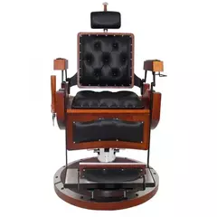 Cadeira Barbearia Viking Kixiki - Preto Olimpo