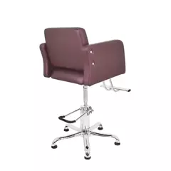 Cadeira Loren Barbearia Infantil Preta Hidráulica - Kixiki - Lugi Distribuidora