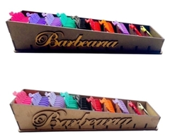 Caixa Organizadora Porta Pentes - MDF Barbearia - comprar online