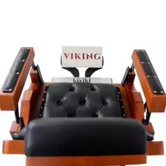 Cadeira Barbearia Viking Kixiki - Preto Olimpo na internet