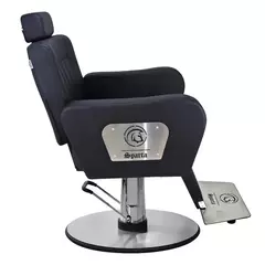 Cadeira Barbearia Sparta Kixiki - Preto Olimpo na internet
