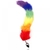 PLUG ANAL COM CAUDA COLORIDA