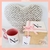 Conjunto Caneca com colher e caixa mdf