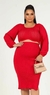 Saia Tricô Modal Fenda Plus Size - comprar online