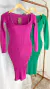 Vestido Manga Longa Tricô Midi - BYMF