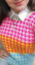 Blusa Tricot Pied de Poule