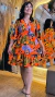 Vestido Estampa Verão Decote V