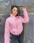 Campera de microfibra rosa