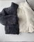 Campera de corderito reversible gris - comprar online