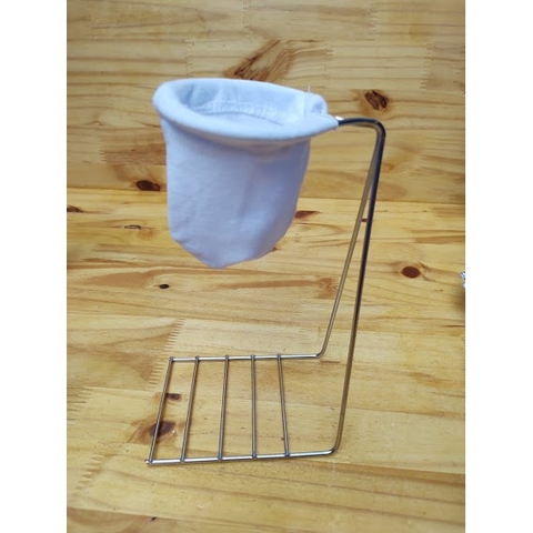 Mini coador individual de café e chá